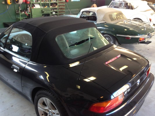 BMW Z3 Cabriolet Plastic rits ruit  OEM ORIGINEEL
