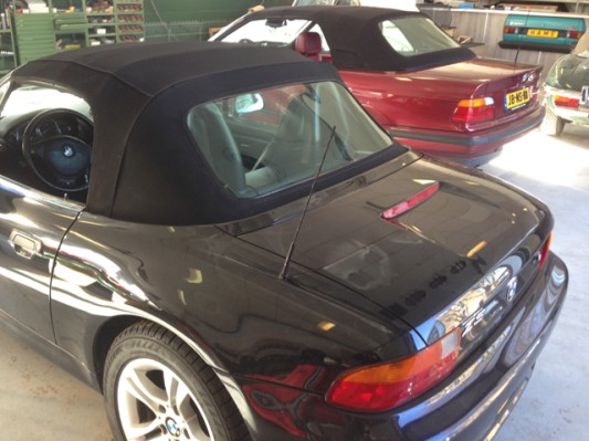 BMW Z3 Cabriolet Plastic rits ruit  OEM ORIGINEEL