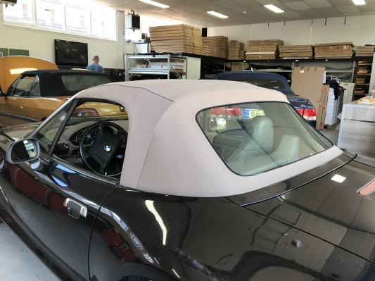 BMW Z3 Cabriolet Plastic rits ruit  OEM ORIGINEEL