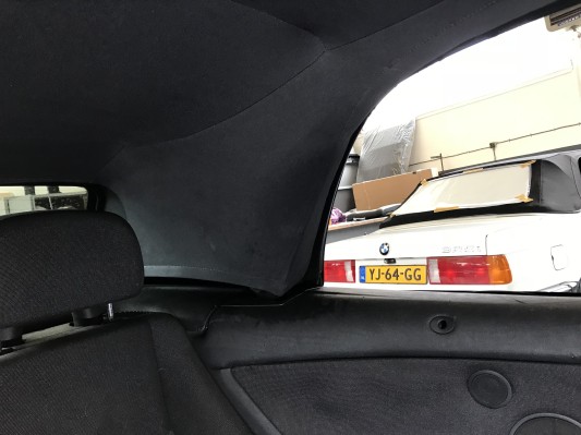 reparatie set binnen hemel cabrio kap BMW E 46 OEM ORIGINEEL 54317135351